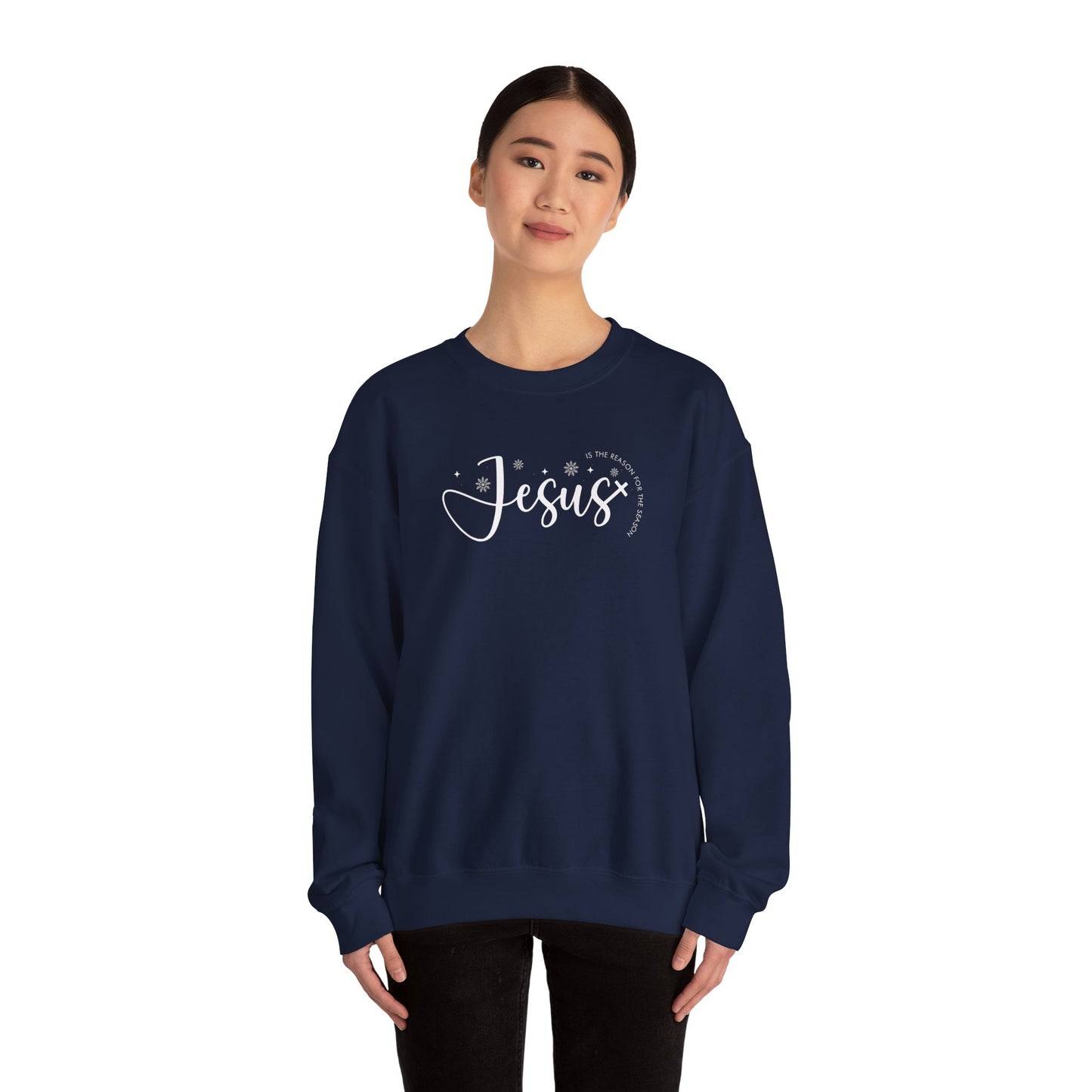 Jesus Christmas Sweatshirt - Crewneck Sweatshirt