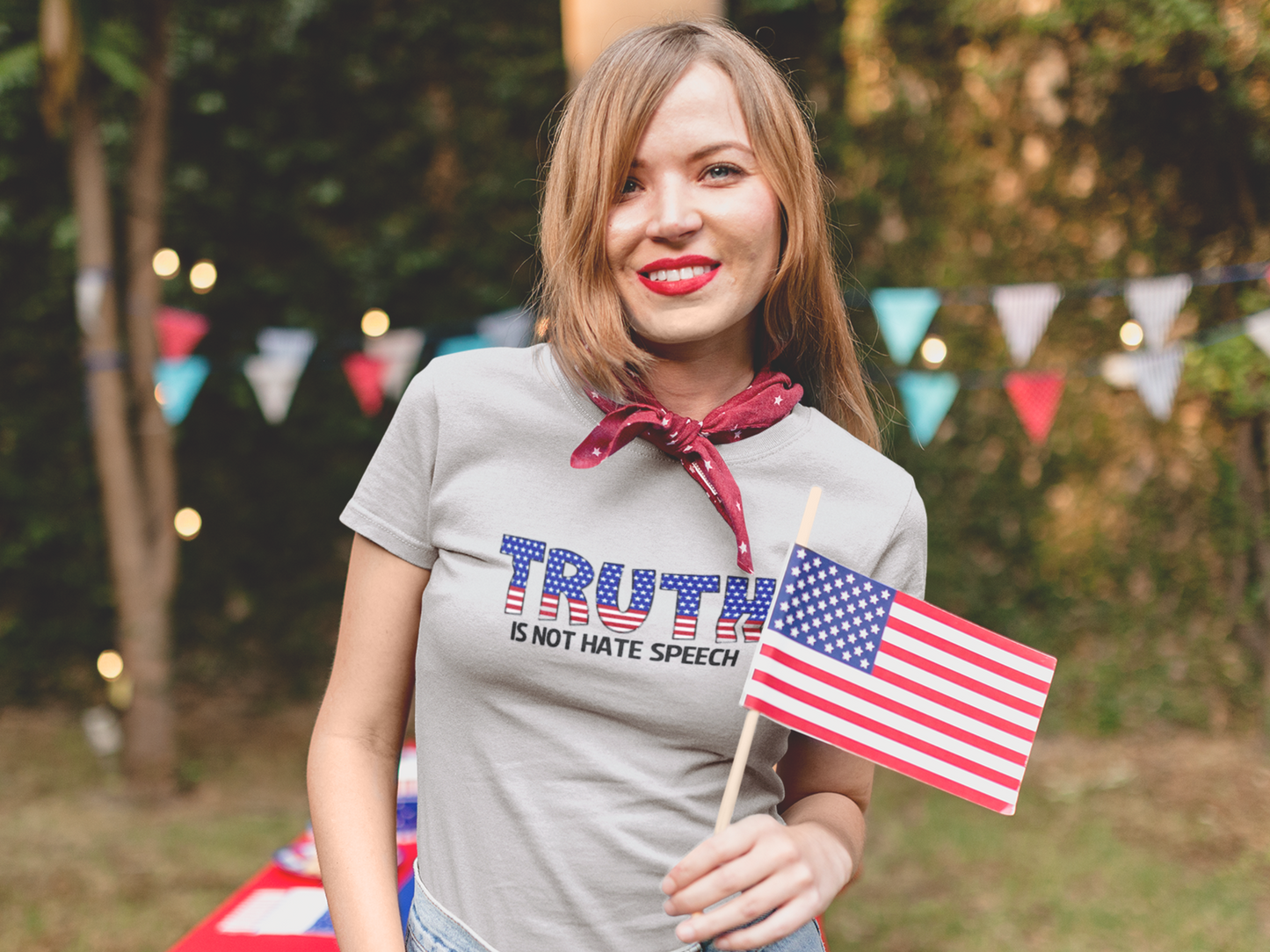 Truth is Not Hate Speech Fitted Tee
