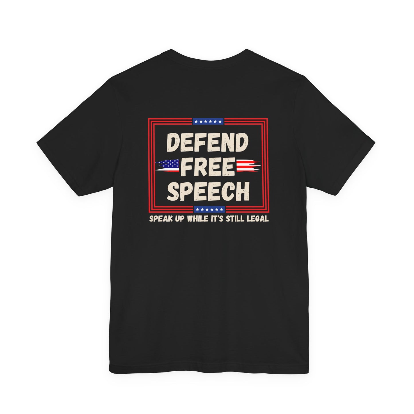 Defend Free Speech All Over Tee