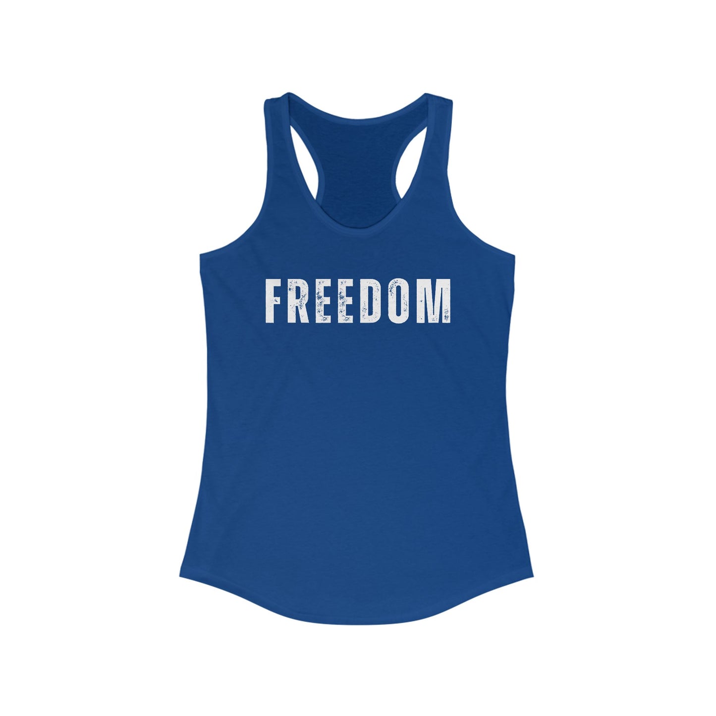 Tank Top - Patriotic Freedom Women's Ideal Racerback Tank