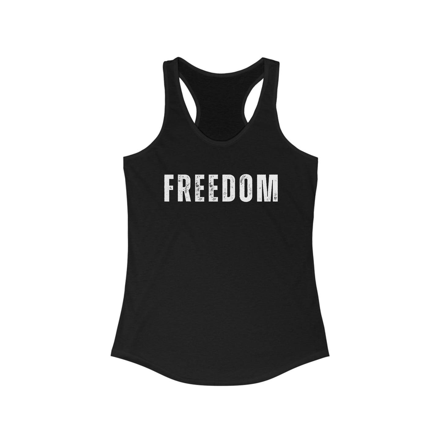 Tank Top - Patriotic Freedom Women's Ideal Racerback Tank