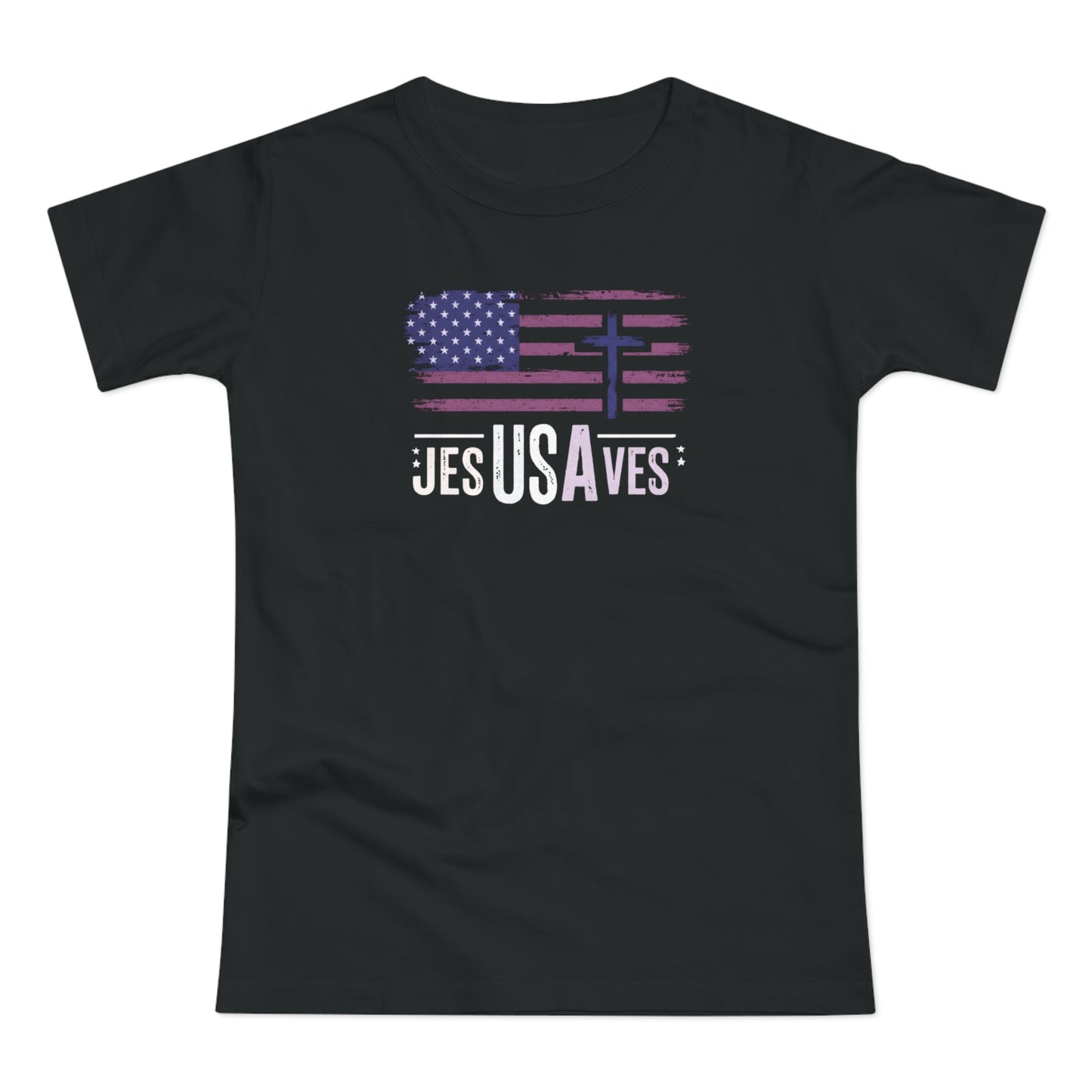 Jesus Saves USA Women's T-shirt