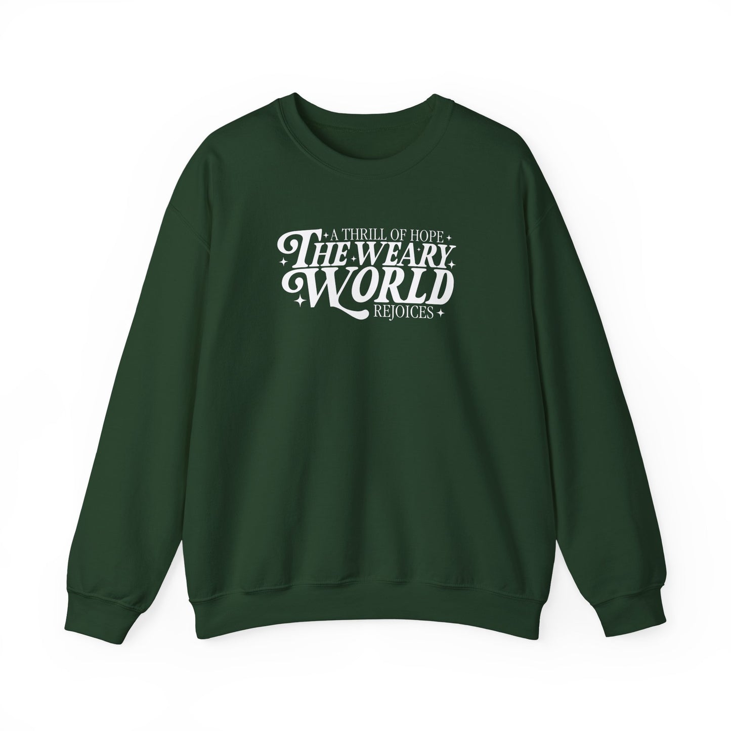 A Thrill of Hope Christmas Sweatshirt | Christian Holiday Crewneck | O Holy Night Inspired Design