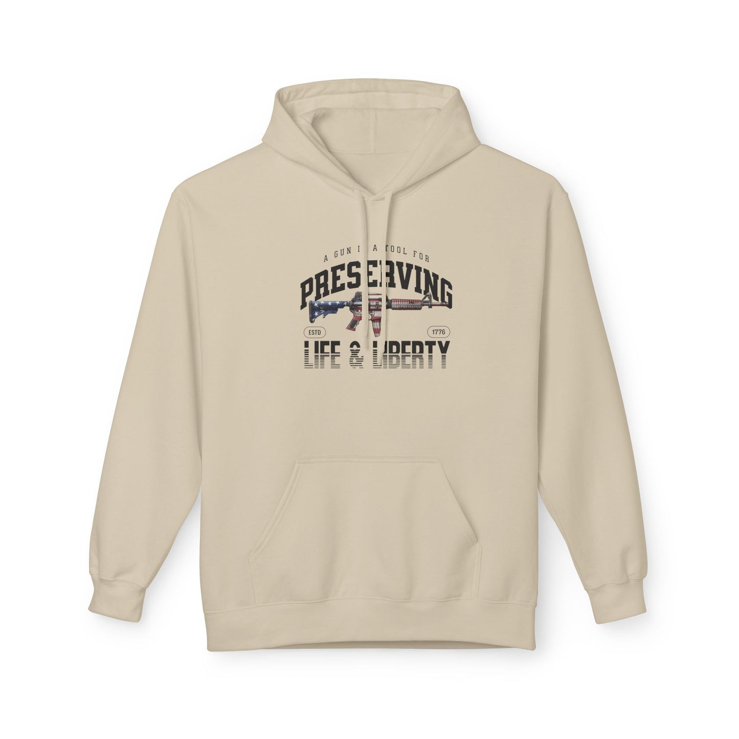 Preserving Life & Liberty Hoodie, Cozy Fleece Sweatshirt for Freedom [...]