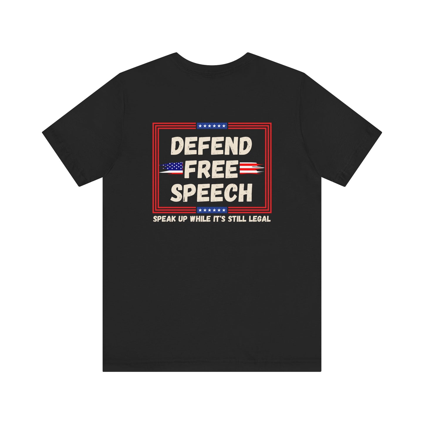 Defend Free Speech All Over Tee