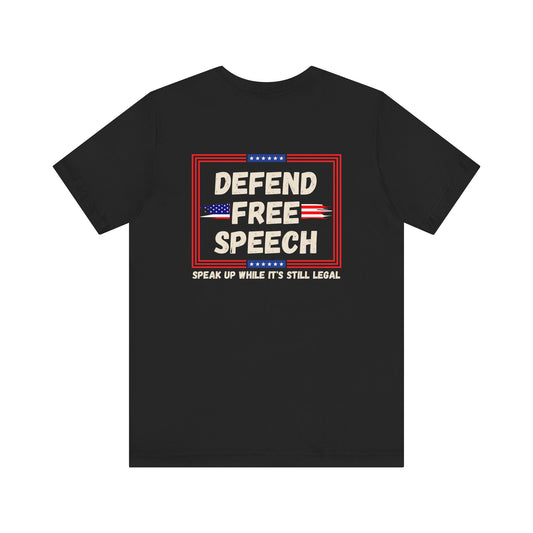 Defend Free Speech All Over Tee