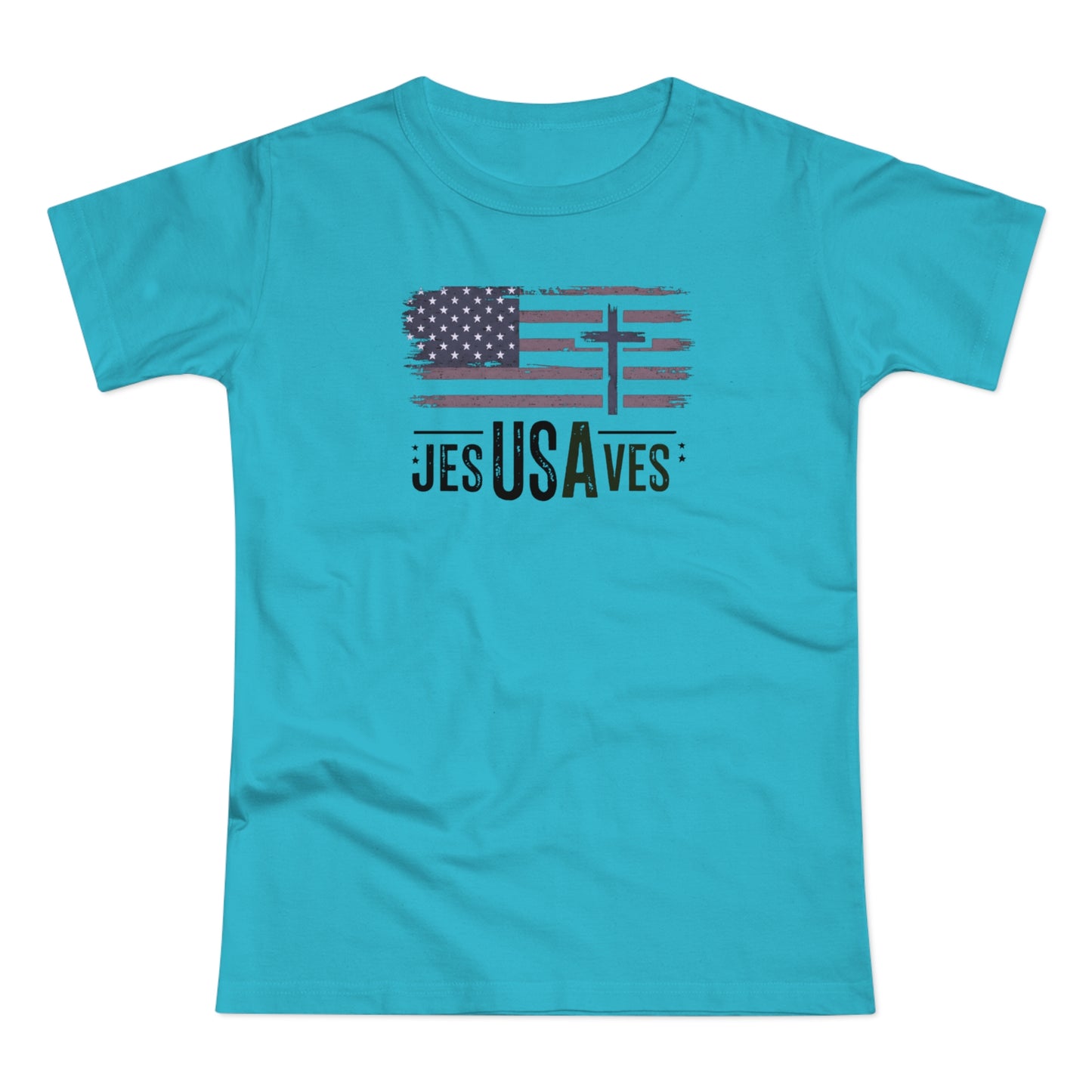 Jesus Saves USA Women's T-shirt