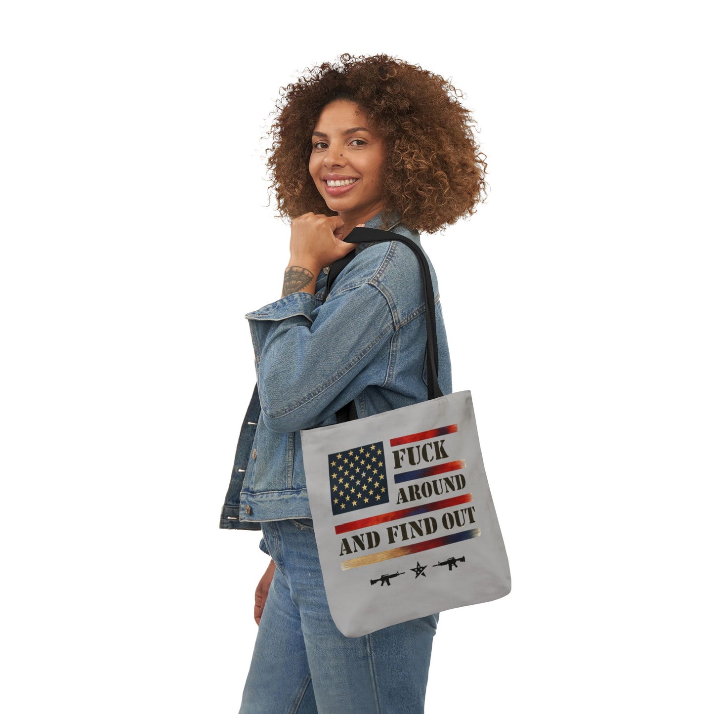 F*ck Around and Find Out Canvas Tote Bag — Bold Statement Tote for Everyday Use