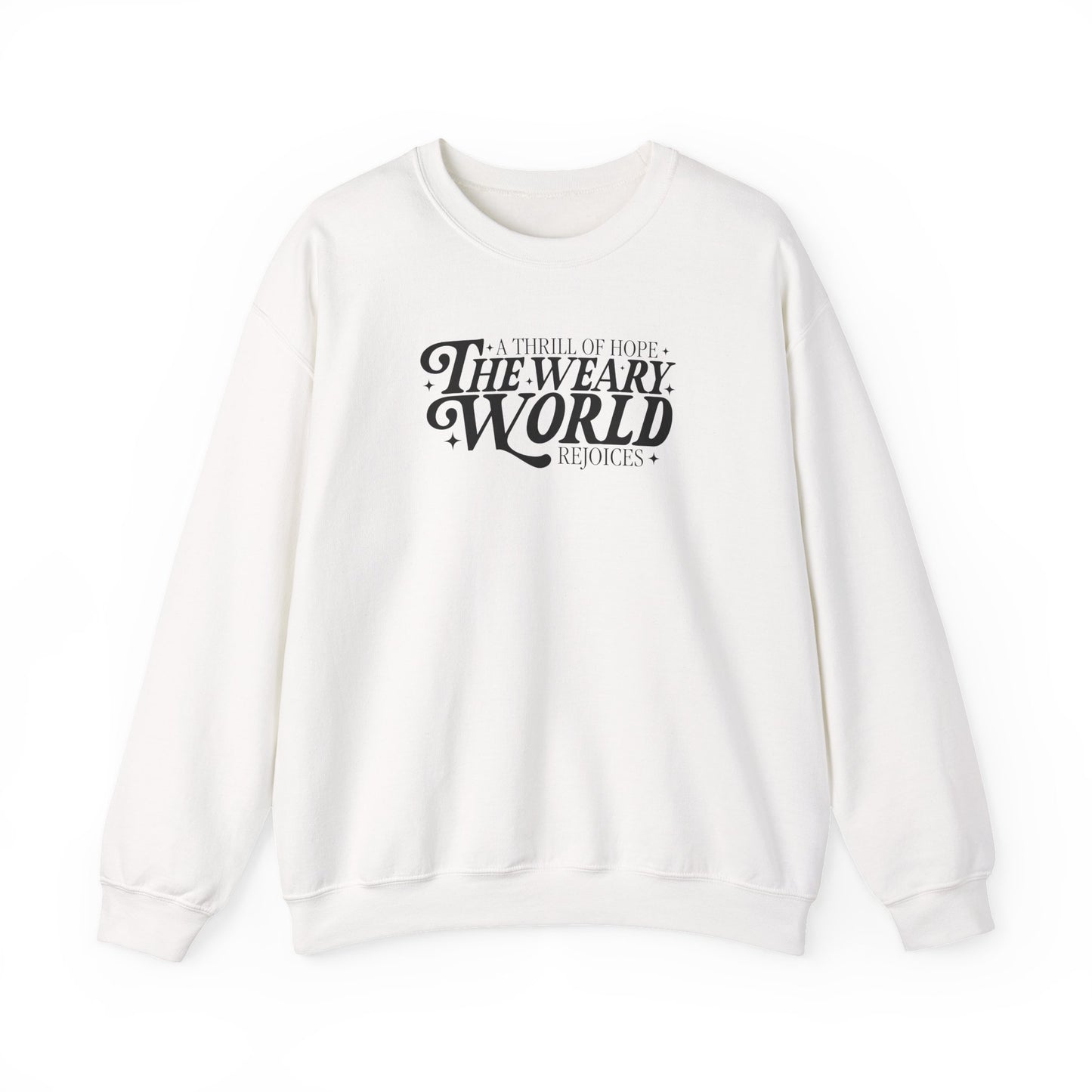A Thrill of Hope Christmas Sweatshirt | Christian Holiday Crewneck | O Holy Night Inspired Design