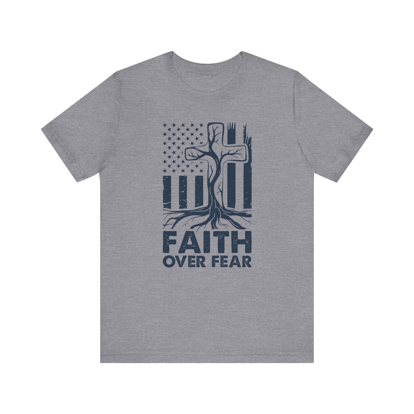 Faith over Fear Tree Roots Tee