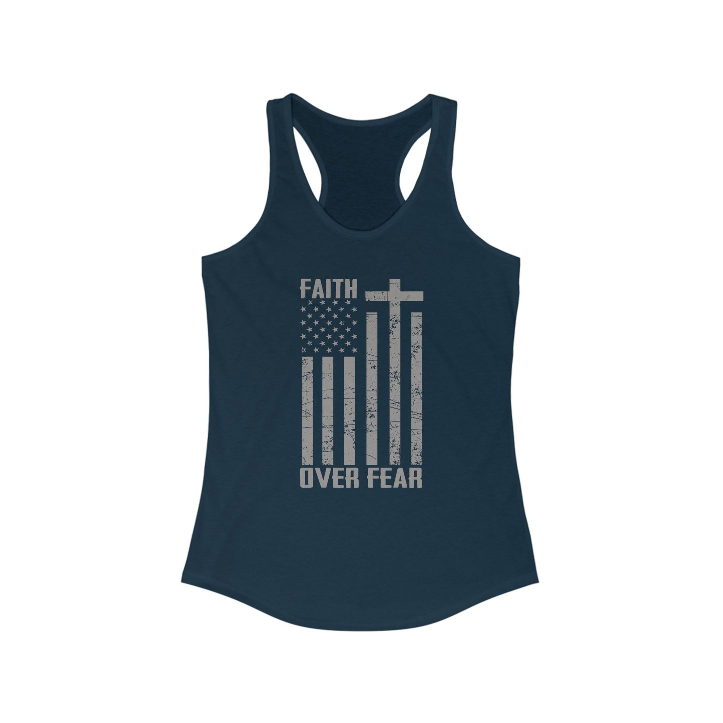 Faith Over Fear Racerback Tank
