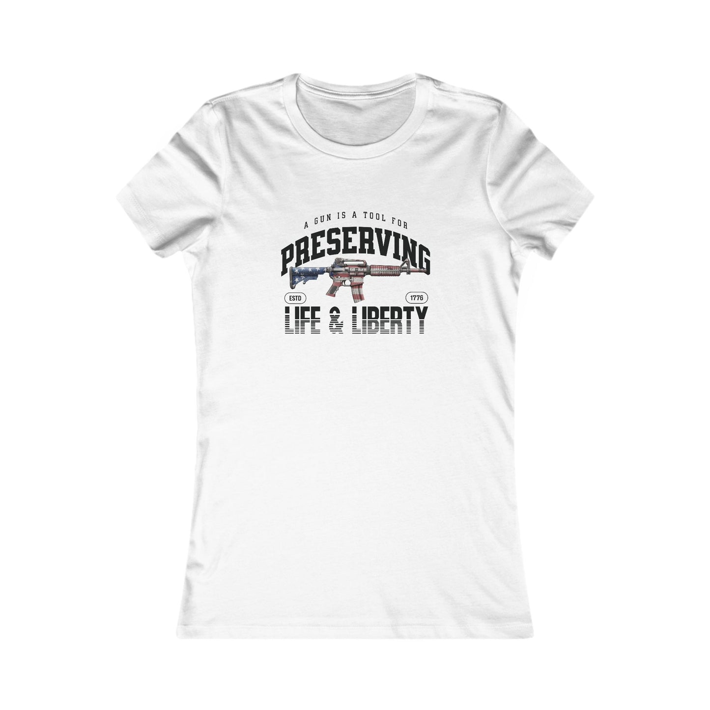 Preserving Life & Liberty Fitted Tee