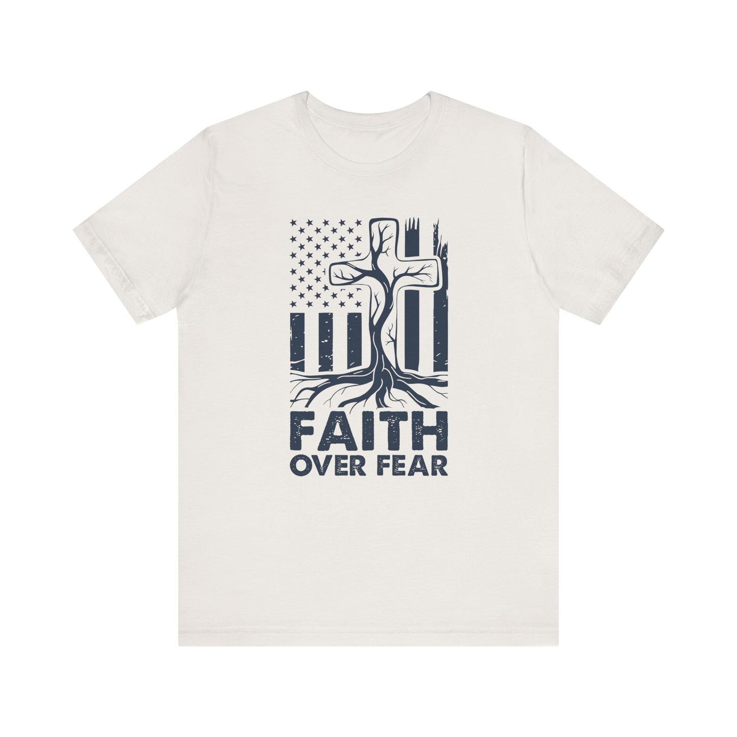 Faith over Fear Tree Roots Tee