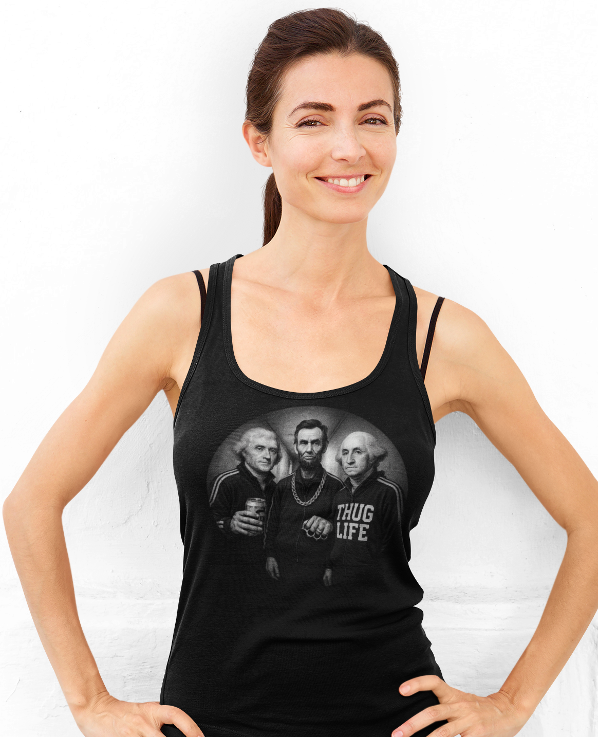 Tank Top Funny Founding Fathers Thugs