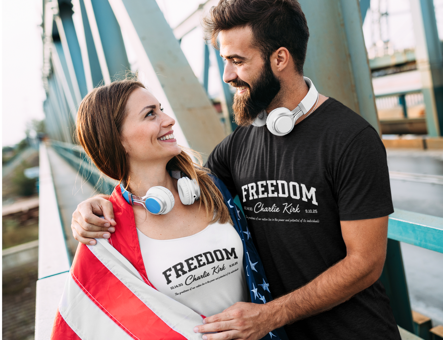 Racerback Tank - Freedom Charlie Kirk Remembrance Tank