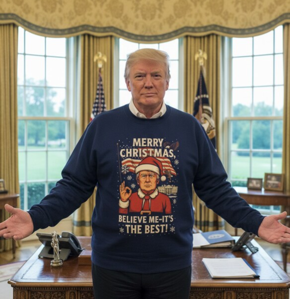 Trump Merry Christmas Sweatshirt