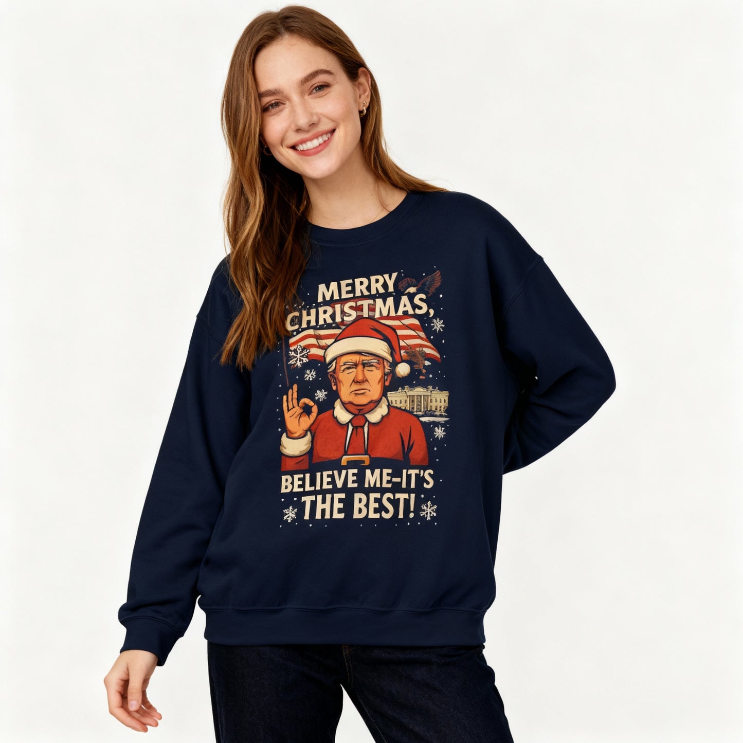 Trump Merry Christmas Sweatshirt