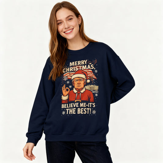 Trump Merry Christmas Sweatshirt