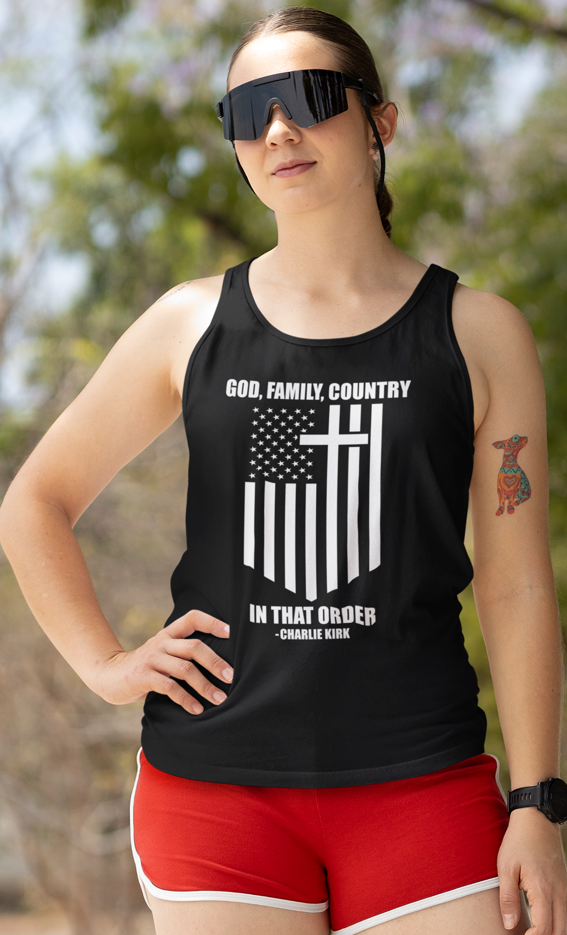 God, Family, Country Tank