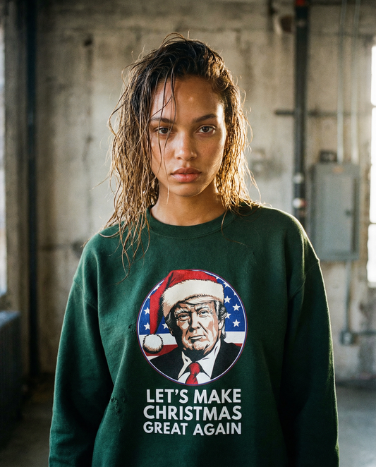 Let's Make Christmas Great Again Sweatshirt - Political Holiday Crewneck