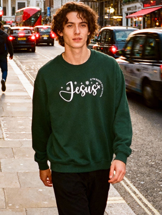 Jesus Christmas Sweatshirt - Crewneck Sweatshirt