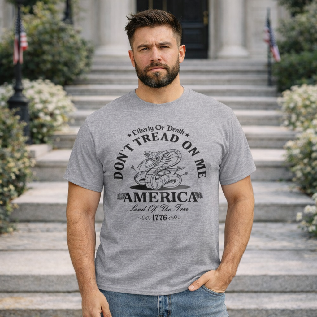 Liberty or Death Don't Tread on Me Snake T-Shirt