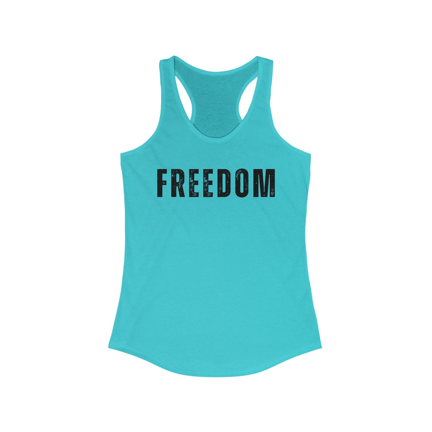 Tank Top - Patriotic Freedom Women's Ideal Racerback Tank