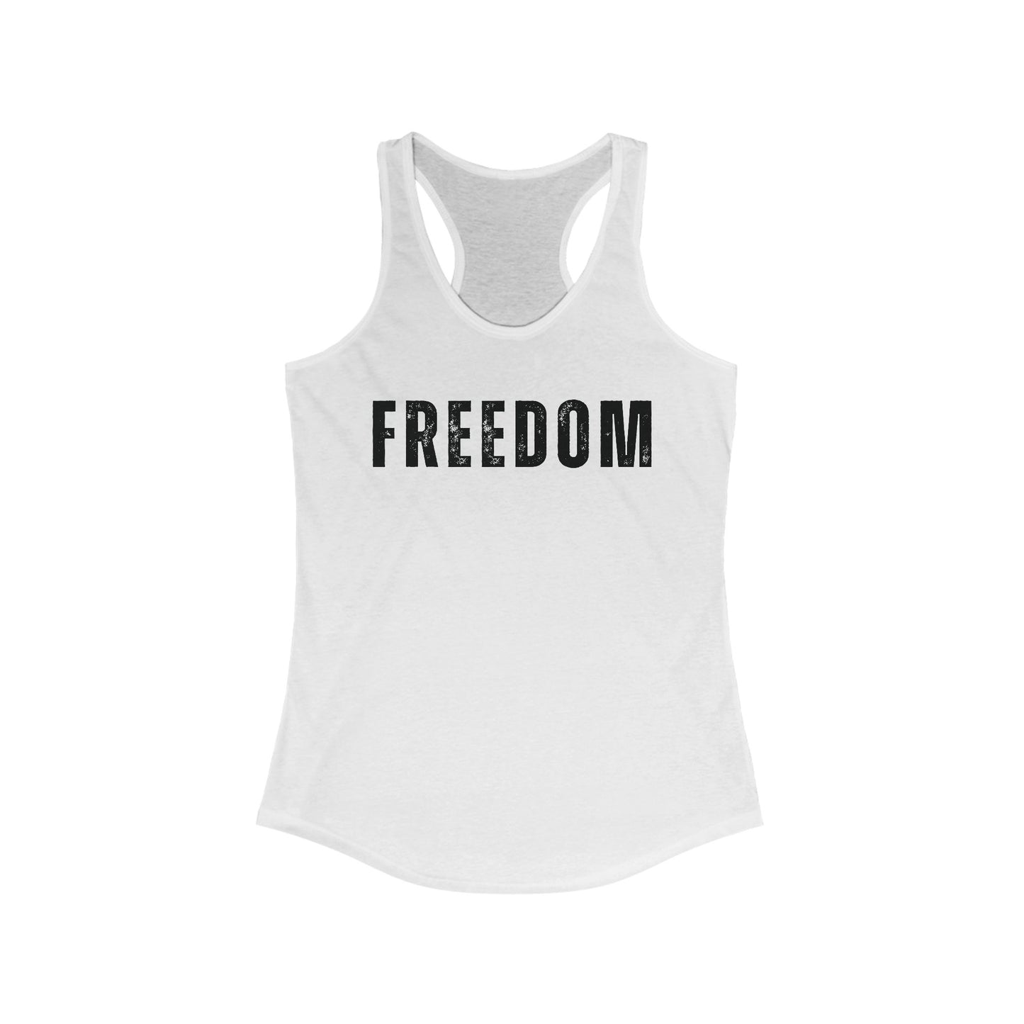 Tank Top - Patriotic Freedom Women's Ideal Racerback Tank