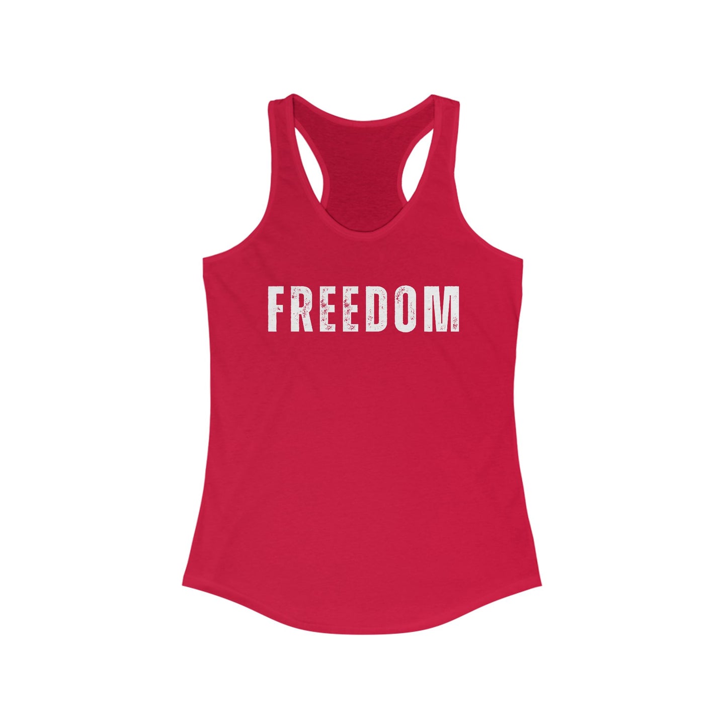 Tank Top - Patriotic Freedom Women's Ideal Racerback Tank