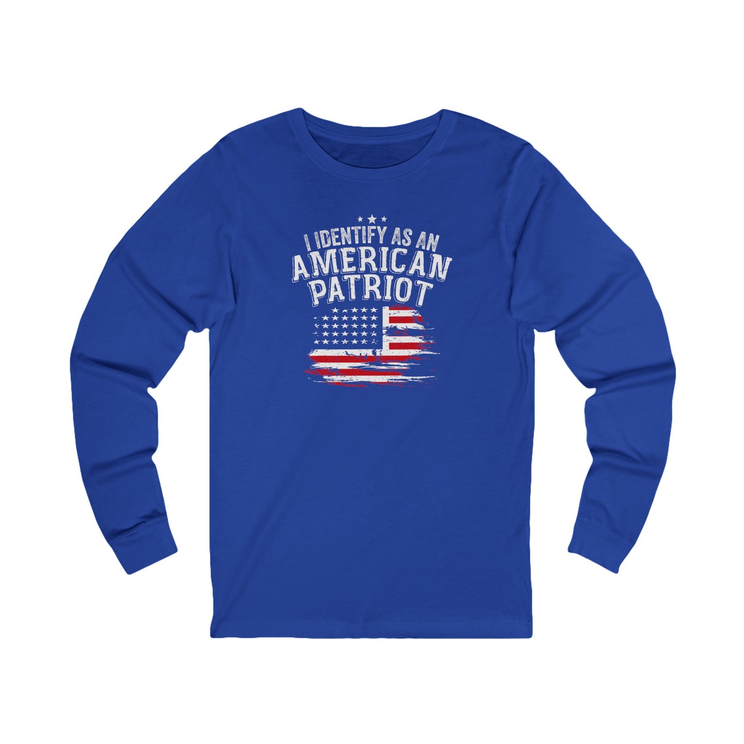 I Identify As An American Patriot Long Sleeve Tee
