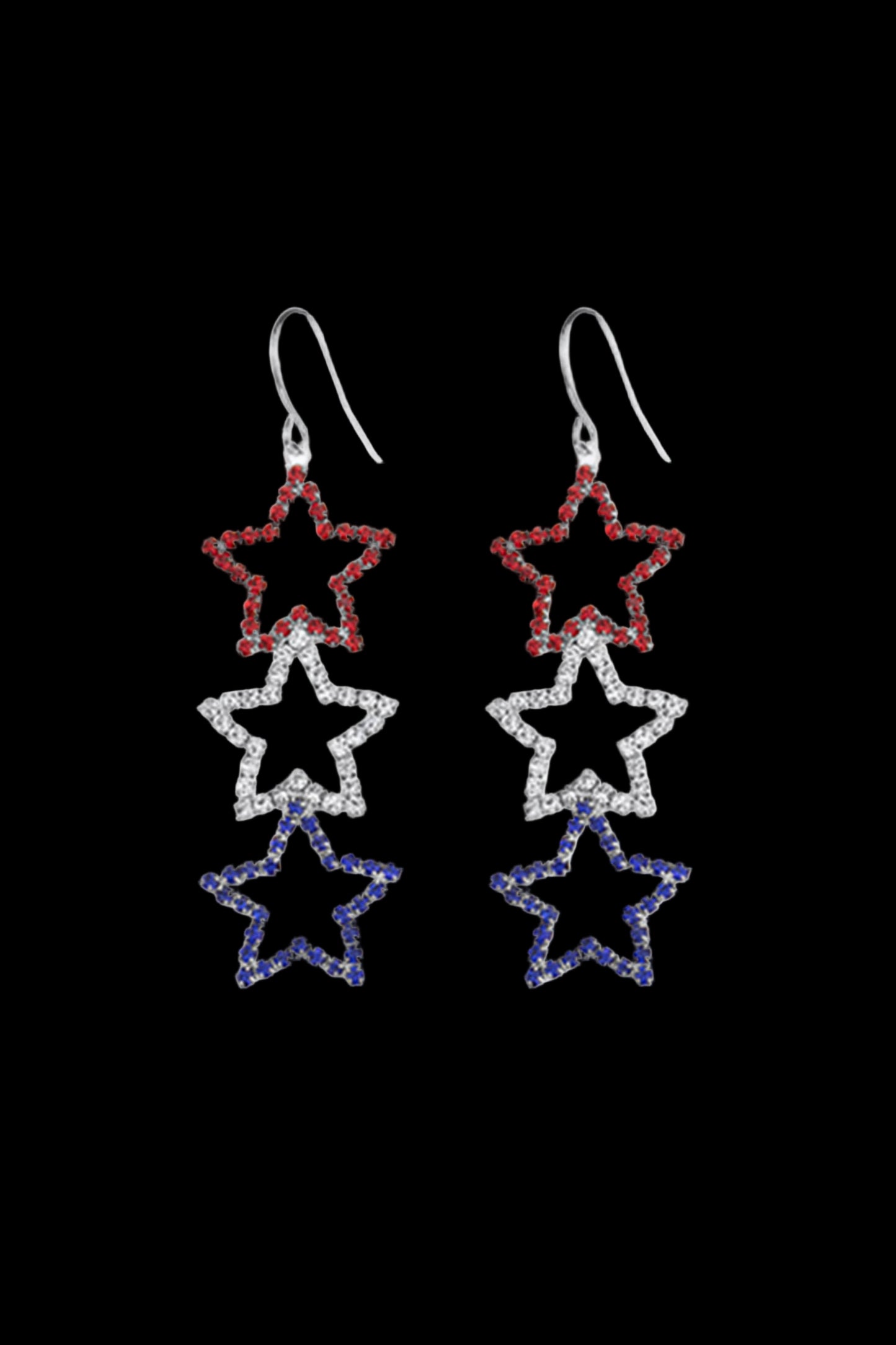 Twinkle Triple-Star Earrings