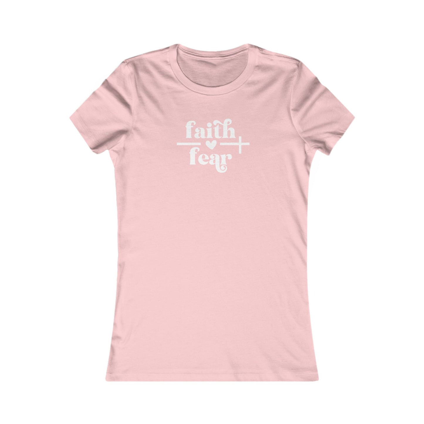 Cross Women's Tee - Faith over Fear Design