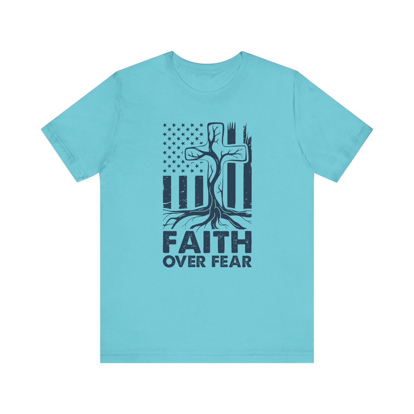 Faith over Fear Tree Roots Tee