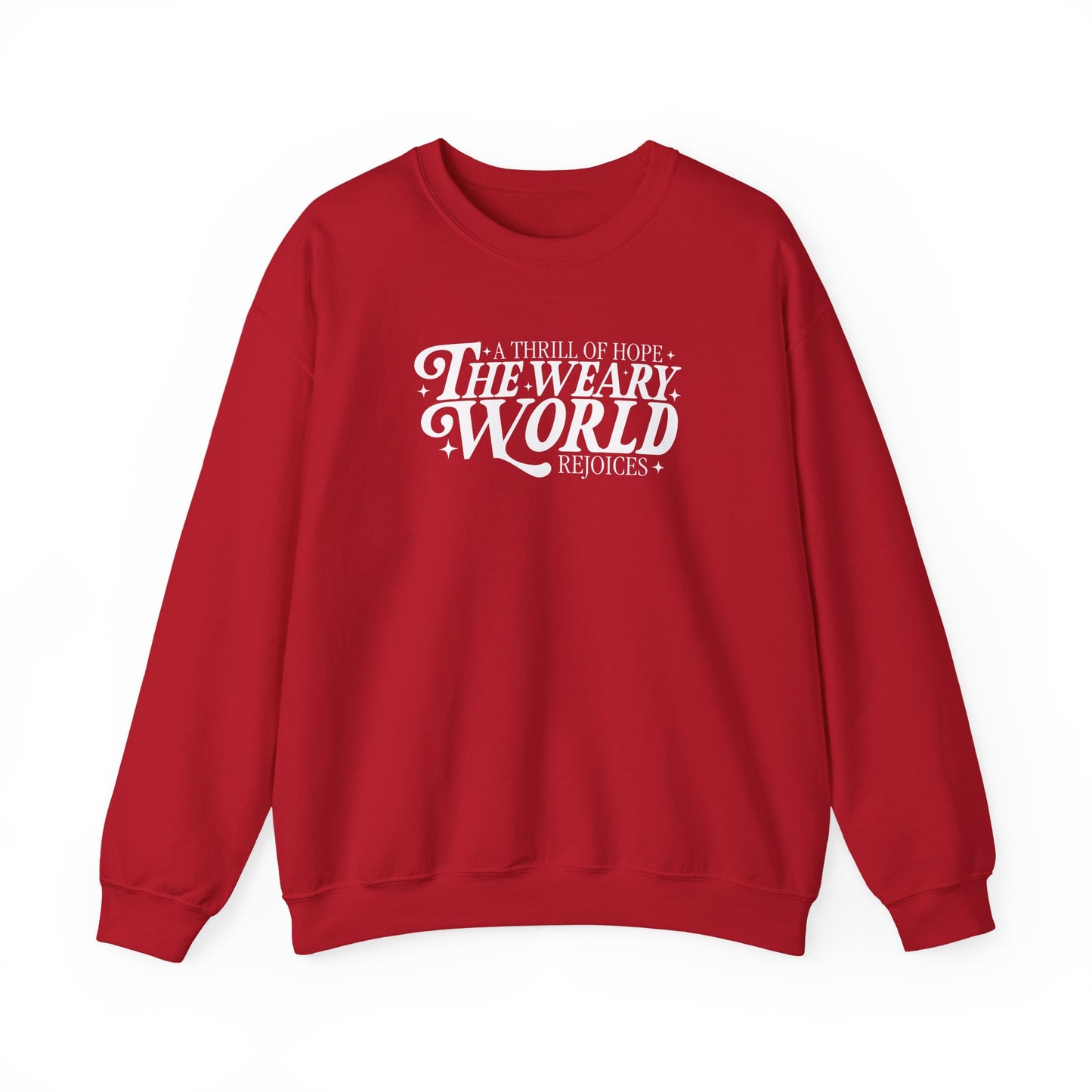 A Thrill of Hope Christmas Sweatshirt | Christian Holiday Crewneck | O Holy Night Inspired Design