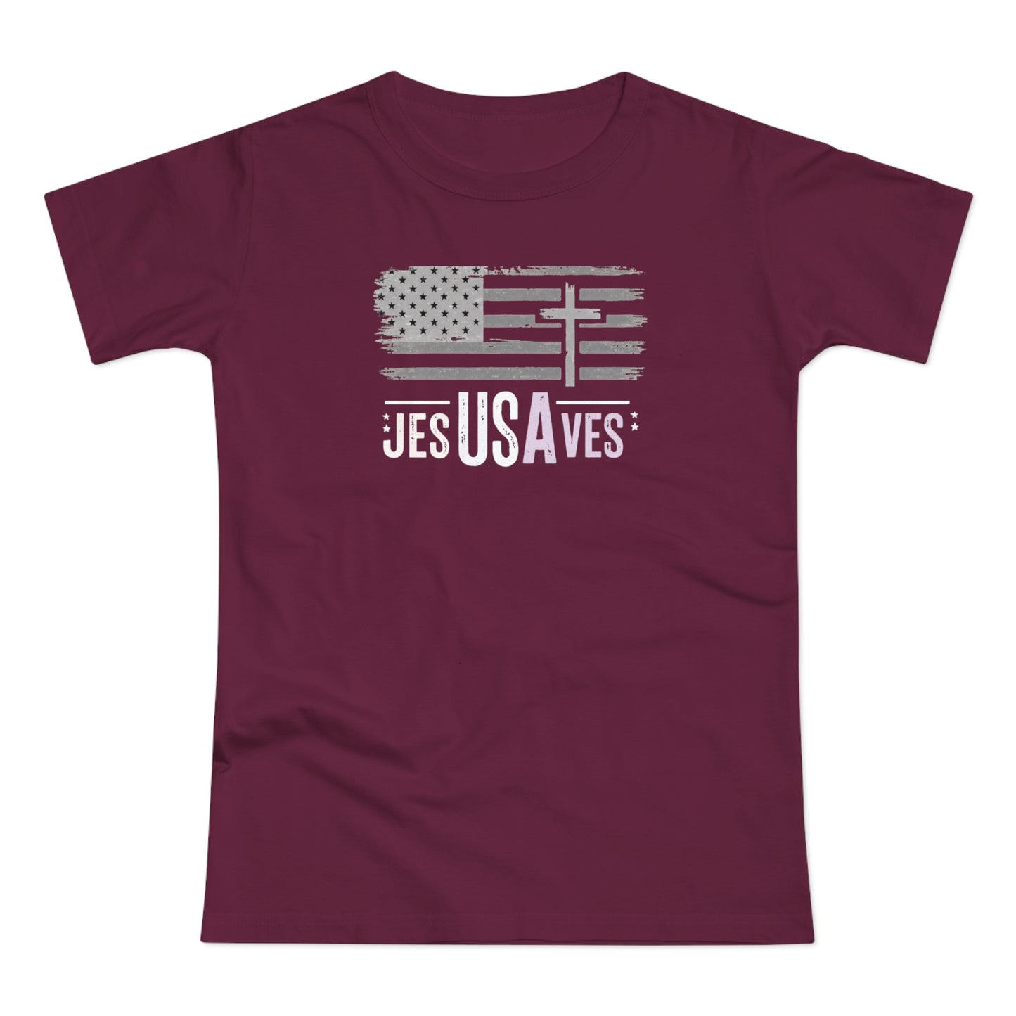 Jesus Saves USA Women's T-shirt
