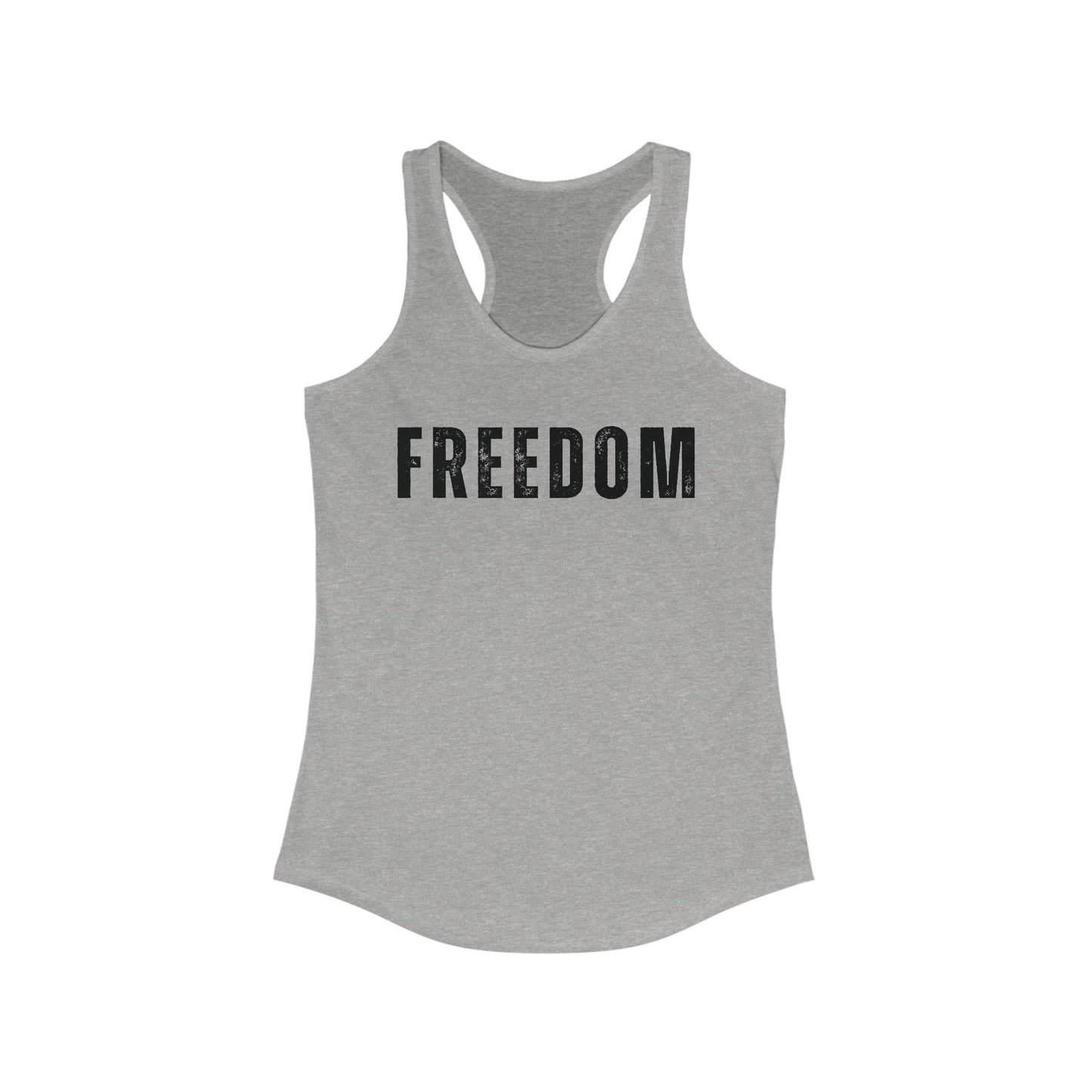 Tank Top - Patriotic Freedom Women's Ideal Racerback Tank