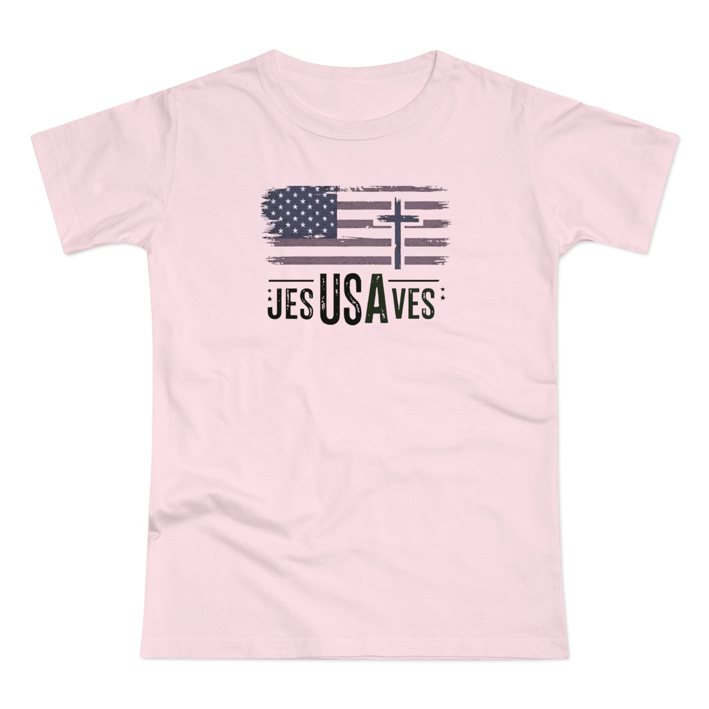 Jesus Saves USA Women's T-shirt