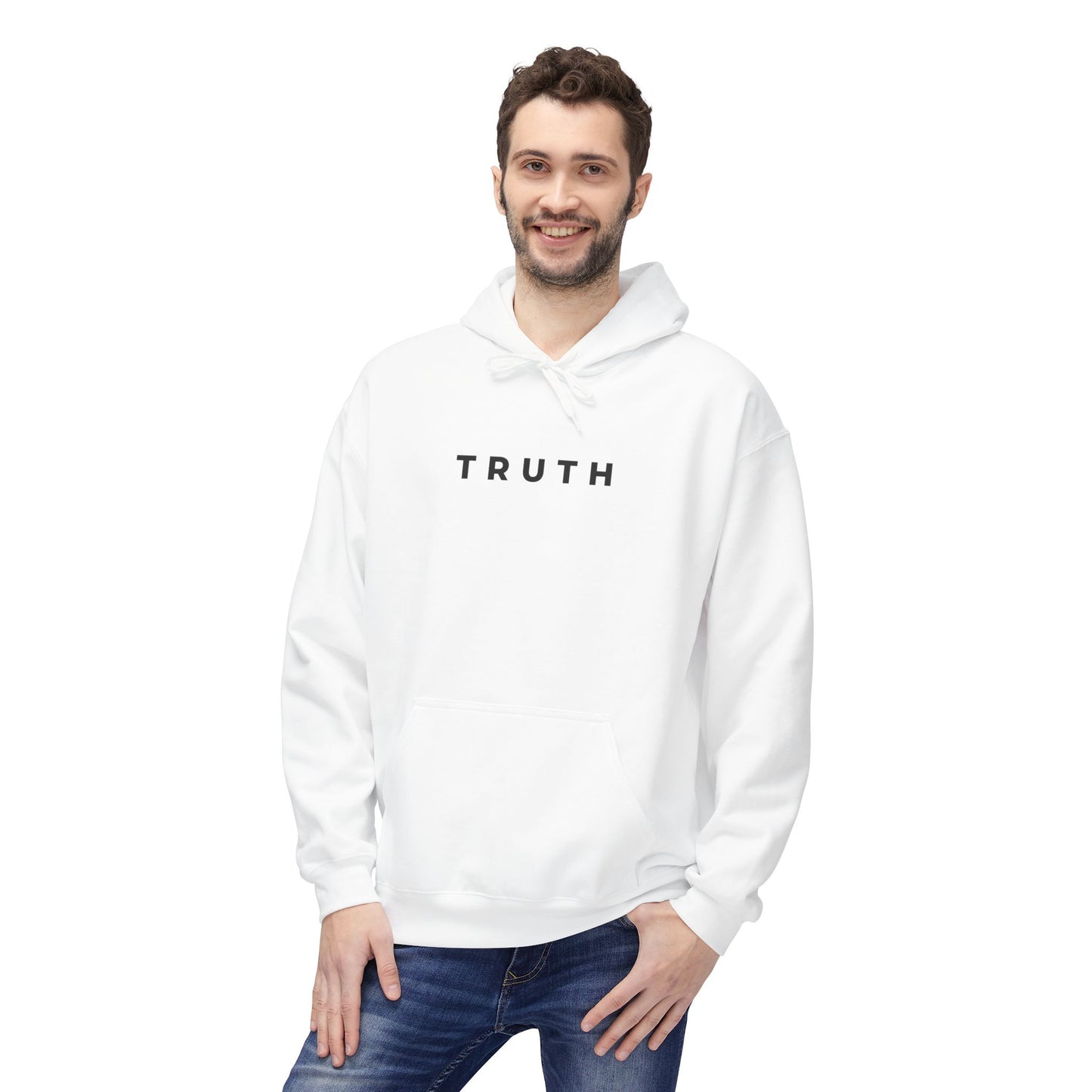 Minimalist Truth Hoodie | Unisex Softstyle Fleece Sweatshirt | Cozy Casual