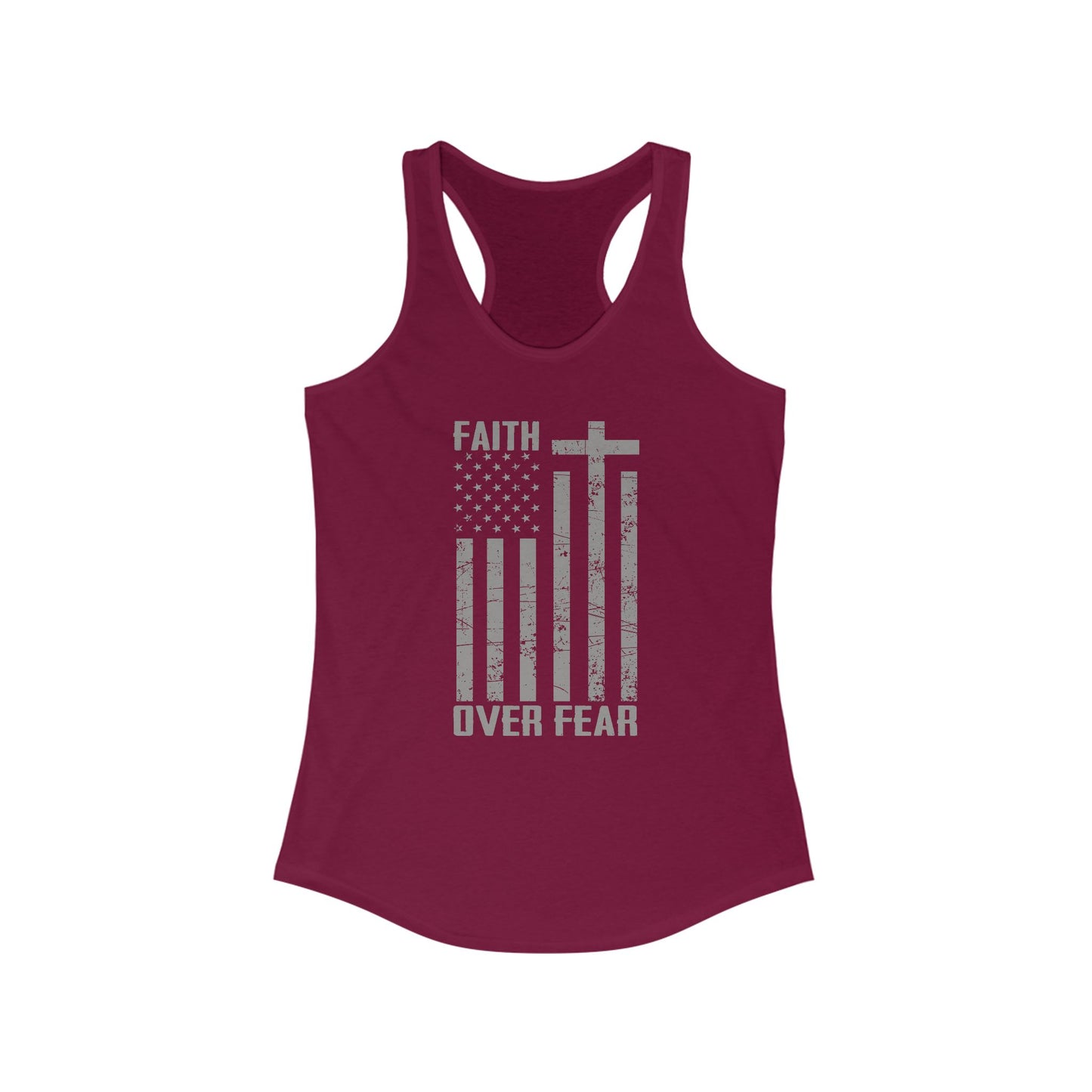 Faith Over Fear Racerback Tank