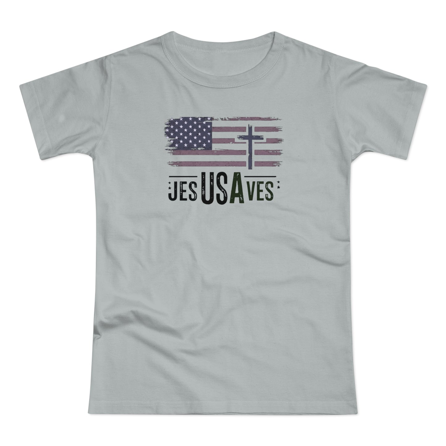 Jesus Saves USA Women's T-shirt