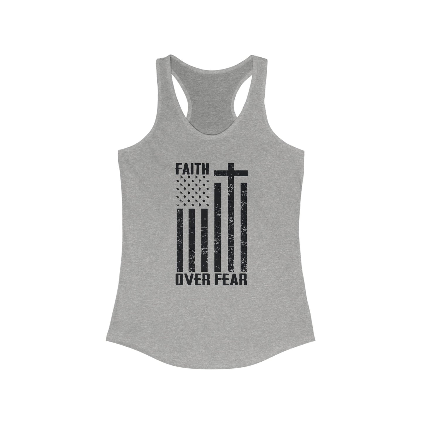 Faith Over Fear Racerback Tank