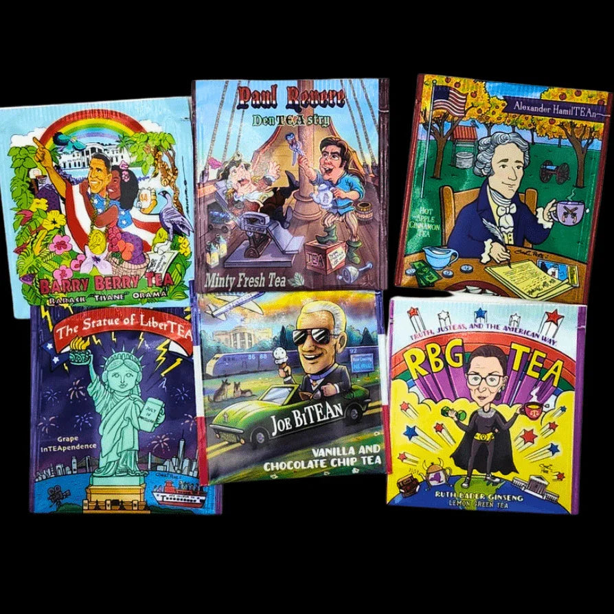 American PoliTEAcal Organic Tea Sampler - LiberTees for All