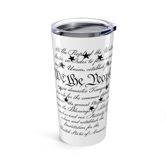 Constitution 'We the People' 20oz Tumbler - Patriotic Stainless Travel Cup - LiberTees for All