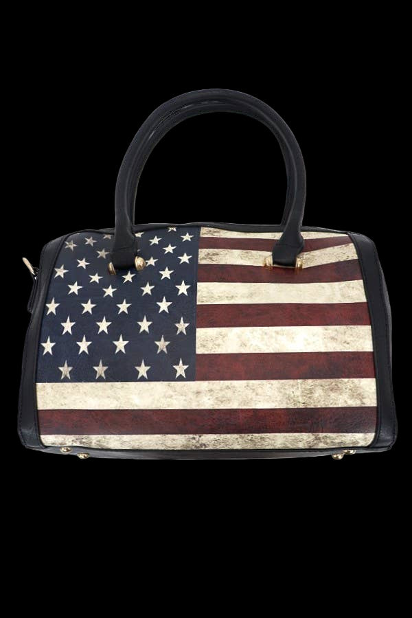 American Flag  Bag Continental Wallet Set