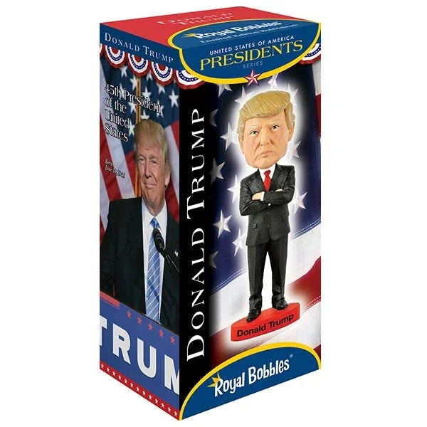 Donald Trump Presidential Bobblehead Collectible - Limited Edition Bobblehead - LiberTees for All