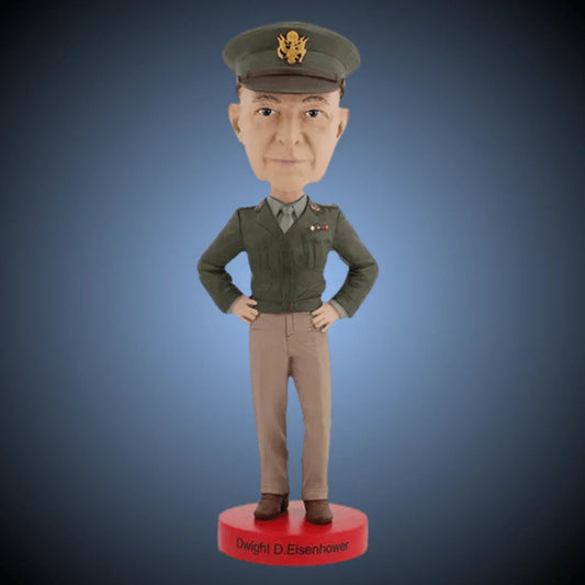 Dwight D. Eisenhower Presidential Bobblehead Collectible – Limited Edition - LiberTees for All
