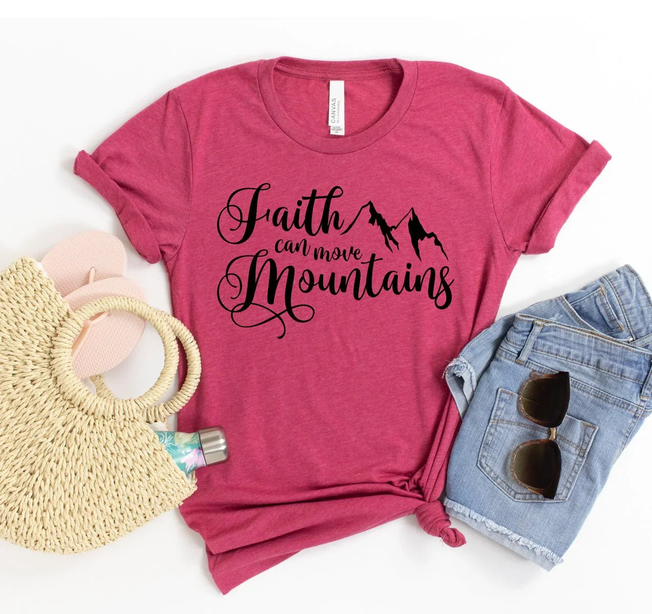 Faith Can Move Mountains T-shirt - LiberTees for All