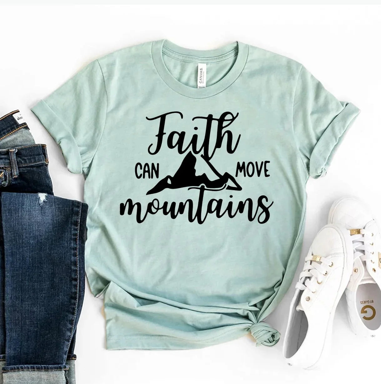 Faith Can Move Mountains T-shirt - LiberTees for All