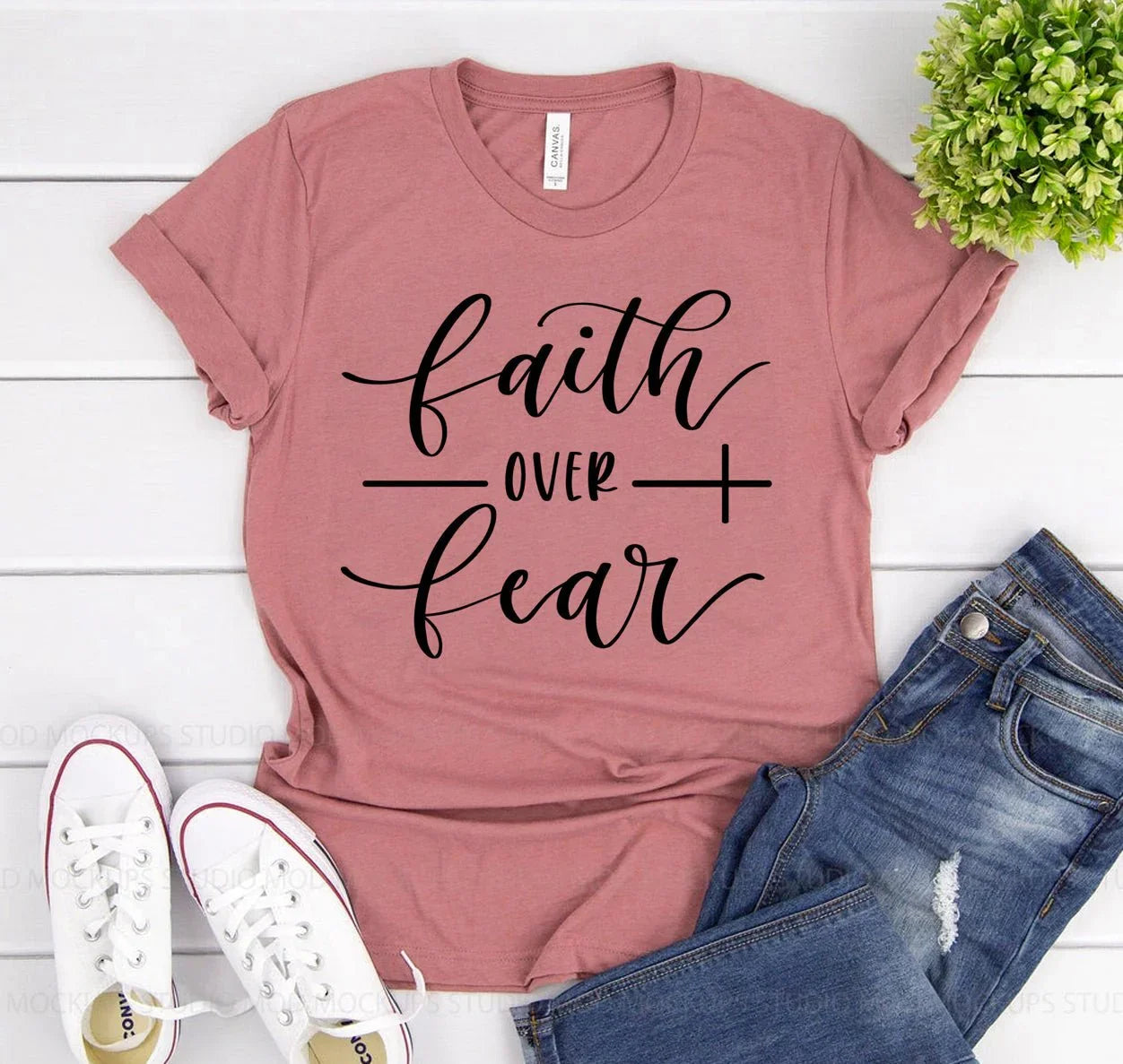 Faith Over Fear T-shirt - LiberTees for All