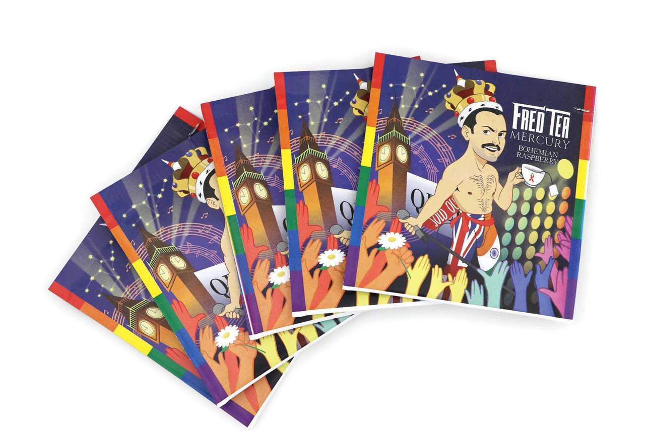 Fred Tea Mercury Bohemian Raspberry Organic Herbal Tea Bags - LiberTees for All